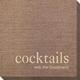 Big Word Cocktails Bamboo Luxe Napkins Image 1 of 3